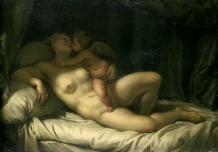 Venus door Amor gekust Rijksmuseum SK-A-466