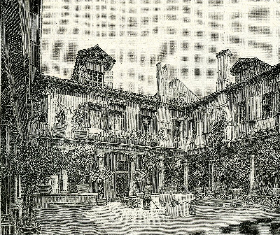 Venezia Chiostro dell Abbazia di San Gregorio
