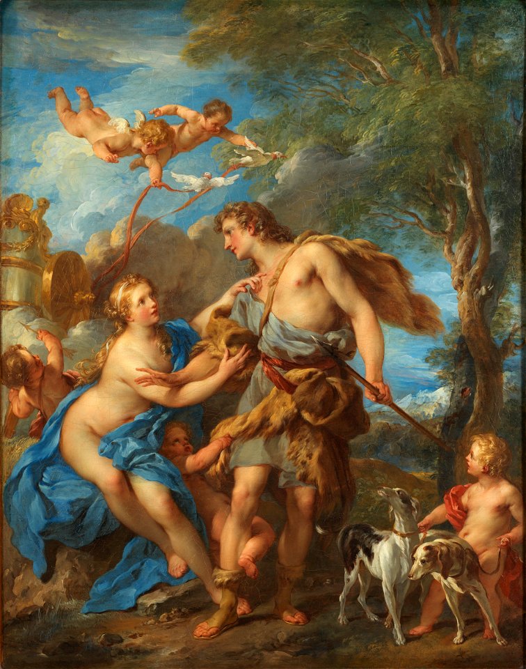 Venus and Adonis (François LeMoyne) - Nationalmuseum - 17857
