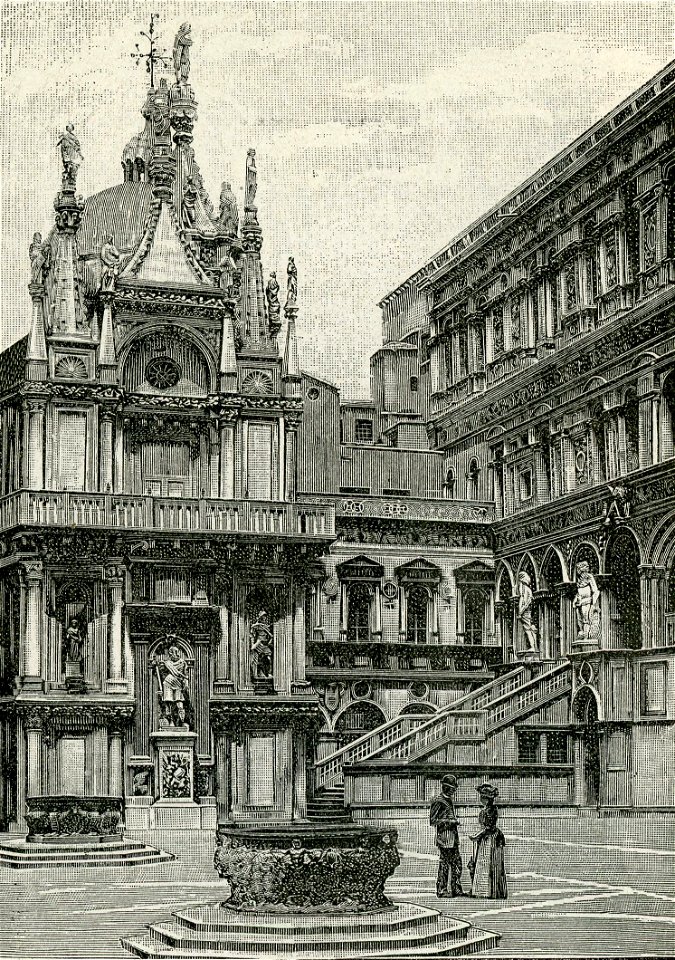 Venezia palazzo Ducale il Cortile