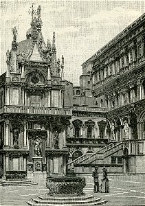 Venezia palazzo Ducale il Cortile