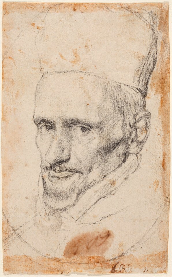 Diego Velázquez - Retrato del cardenal Borja. - Google Art Project
