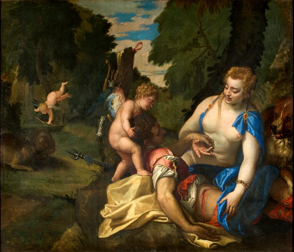 Venus Mourning Adonis (Paolo Veronese) - Nationalmuseum - 21466