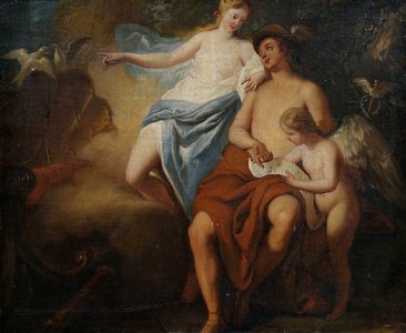 Venus Merkur und Amor Italien 18 Jh