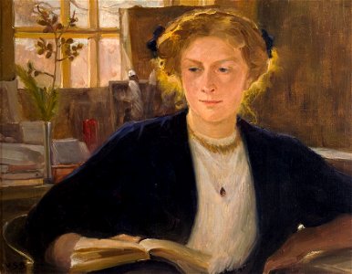Venny Soldan-Brofeldt - In the atelier of Ahola (Miss Selin)