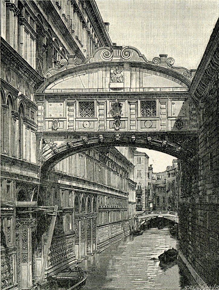 Venezia palazzo Ducale il Ponte dei Sospiri