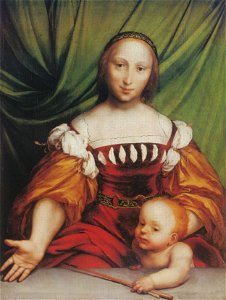 Venus and Amor, by Hans Holbein the Younger