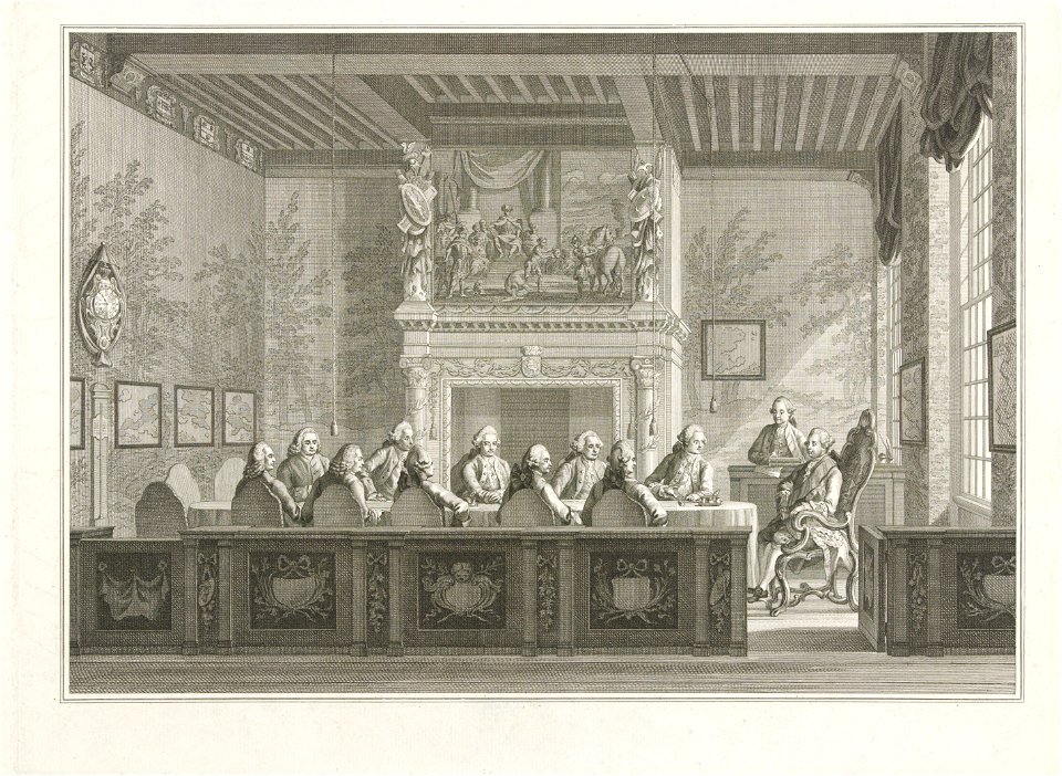 Vergaderzaal Admiraliteit Amsterdam