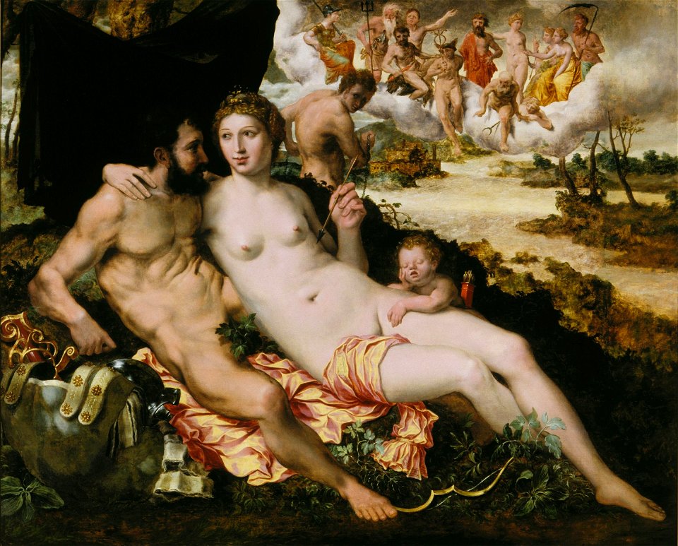 Venus en Mars - Frans Floris