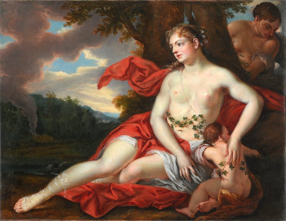 Venus and Cupid by Tropinin