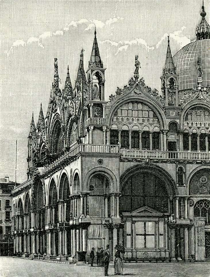 Venezia Basilica di S Marco facciata meridionale