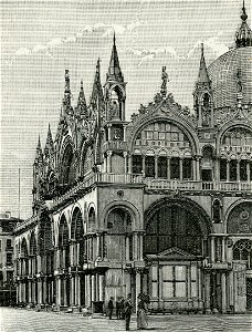 Venezia Basilica di S Marco facciata meridionale