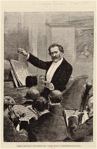 Verdi conducting Aida in Paris 1880 - Gallica