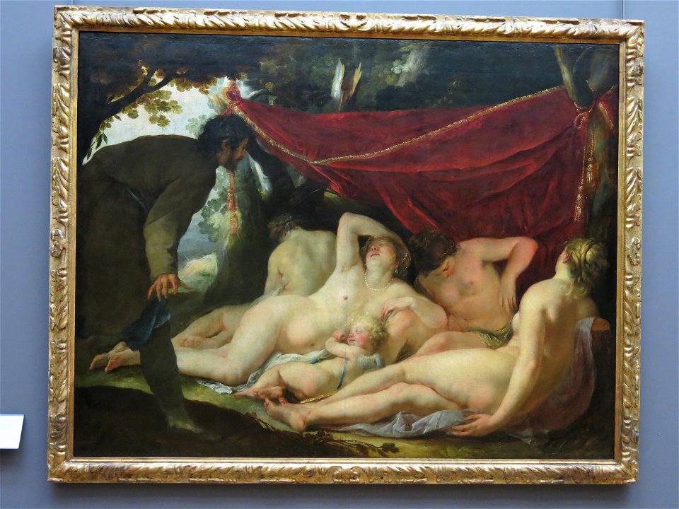 Venus et les Graces surprises par un mortel (Louvre, RF 2317)
