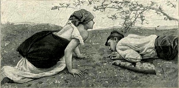 Verga - Vita dei campi, Treves, 1897 (page 43 crop)