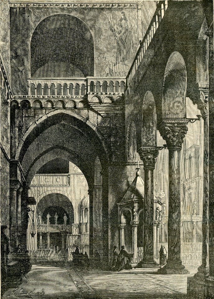 Venezia interno della chiesa di San Marco