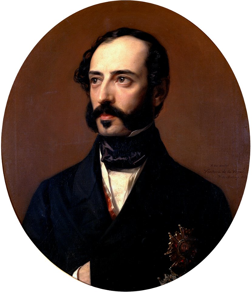 Ventura de la Vega por Federico Madrazo