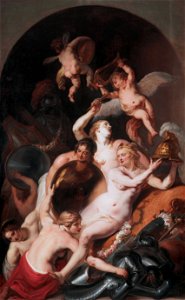 Venus in the Shop of Vulcan, by Theodoor van Thulden. Free illustration for personal and commercial use.