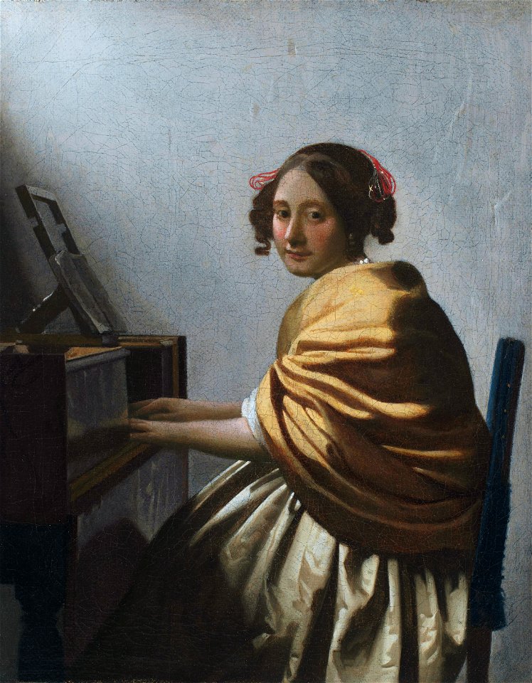 Vermeer - A young Woman seated at the Virginals