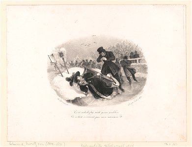 Verlegenheiten. (No. 10), Es ist wahrhaftig nicht gerne geschehen Ce n'etoil vraiment pas mon intention - - M. Schwind del. ; ged. lith. Inst. in Wien. LCCN2012649939