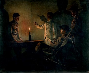 Василий В. Верещагин - Допрос дезертира (1901)