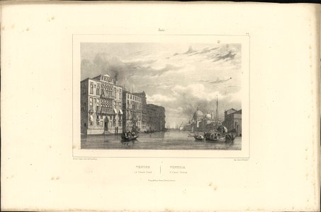Venise Le Grand Canal, objectnr A 57885