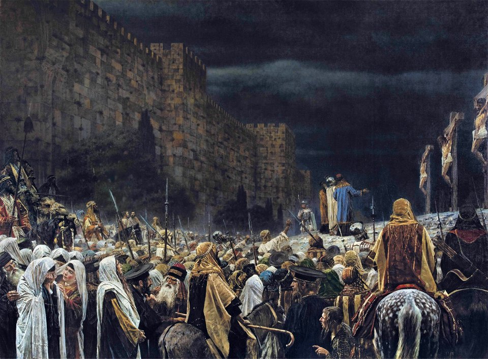 Crucifixion by the Romans (Vasily Vereshchagin - 1887)
