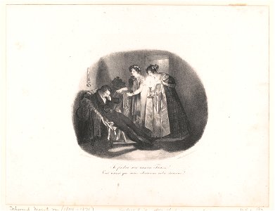 Verlegenheiten. (No. 2), So finden wir unsern Tänzer! C'est ainsi que nous cetrouvons notre danser! - - M. Schwind del. ; lith. Inst. in Wien. LCCN2012649931