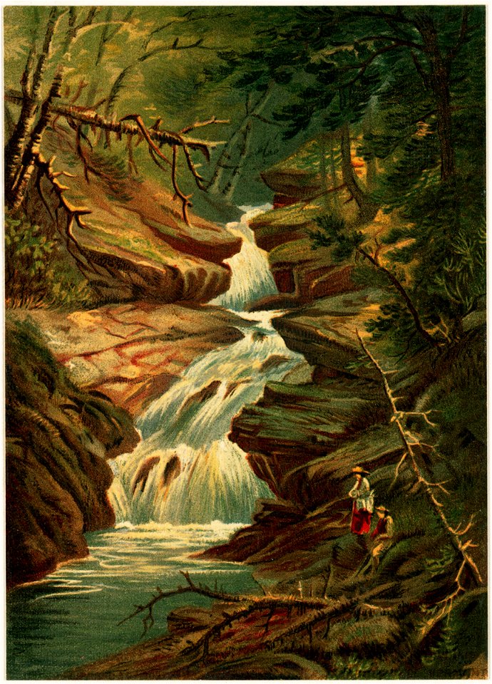 Vermont Scenery, Randolf Falls, Vermont (Boston Public Library)