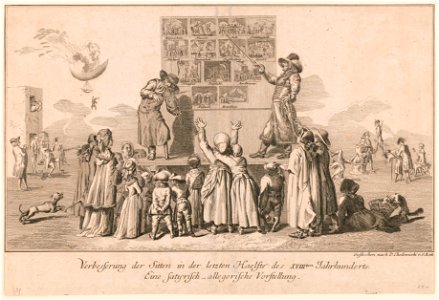 Verbesferung der Sitten in der letzten Haelfte des XVIII. Jahr hunderts. Eine Satyrisch-Allegorische Vorstellung LCCN2003680867
