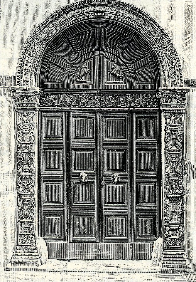 Verona porta del Palazzo Barbaran