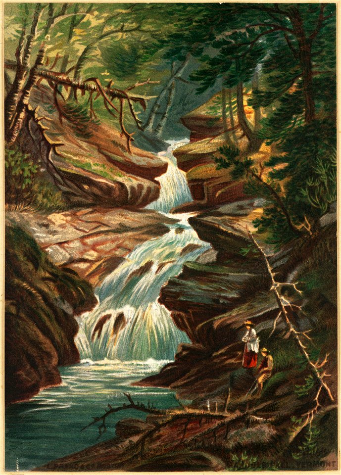 Vermont Scenery, Randolf Falls, Vermont 2 (Boston Public Library)