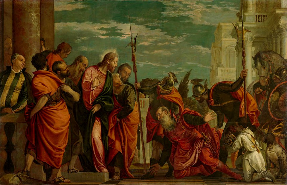 Veronese - Der Hauptmann von Capernaum vor Christus, Um 1581-82