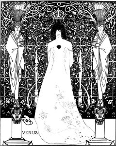 Venus between terminal gods beardsley