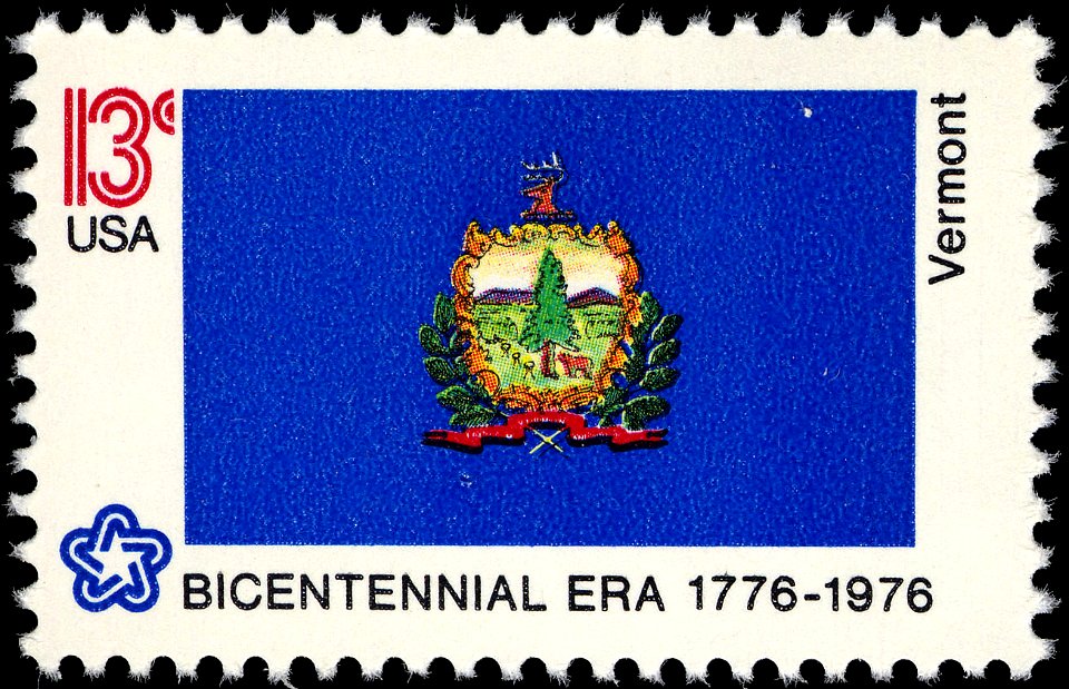Vermont Bicentennial 13c 1976 issue