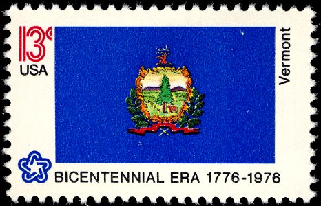 Vermont Bicentennial 13c 1976 issue
