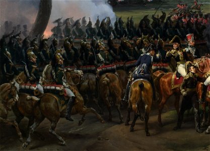 Vernet-Battle of Hanau - detail - dragons garde
