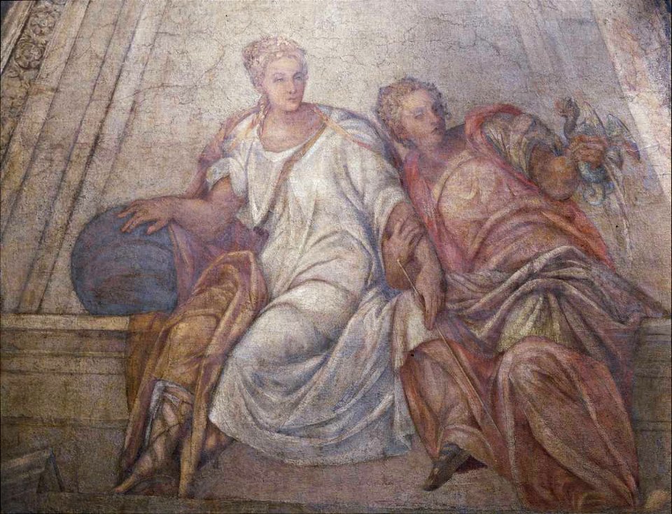 Veronese - Astronomia e Dialettica, 1551, Mercato antiquario, Verona