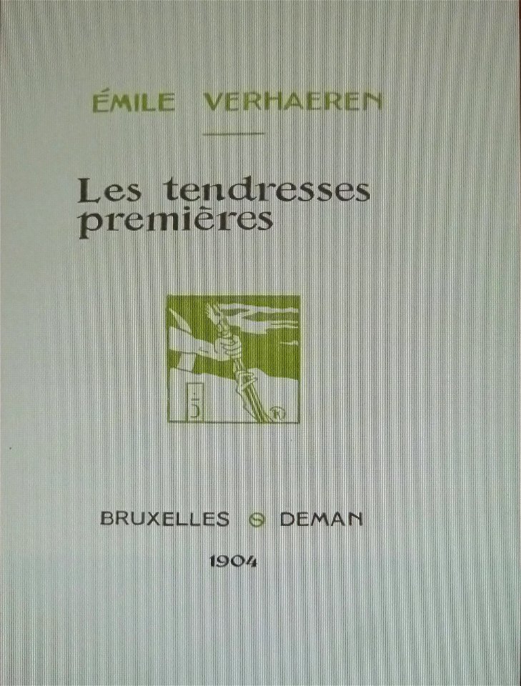 Verhaeren - Les tendresses premières 001