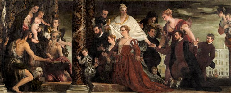 Veronese - Die Madonna der Familie Cuccina, Um 1571