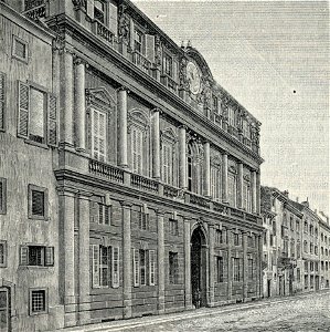 Verona Palazzo Portalupi (xilografia)