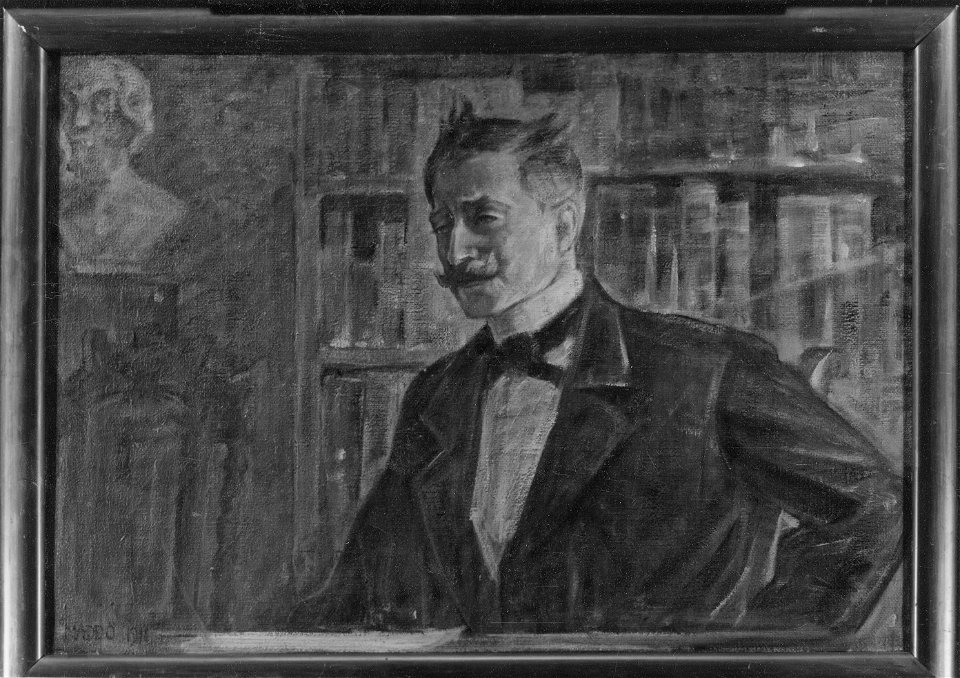 Verner von Heidenstam, 1859-1940 (J.A.G. Acke (eg. Johan Axel Gustaf Andersson)) - Nationalmuseum - 41471