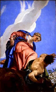 Veronese - Palazzo Ducale (Sala dei Tre Capi) - The Punishment of the Forger, circa 1554-1556
