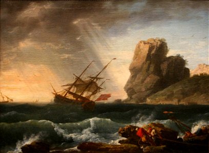 Vernet - Une tempête
