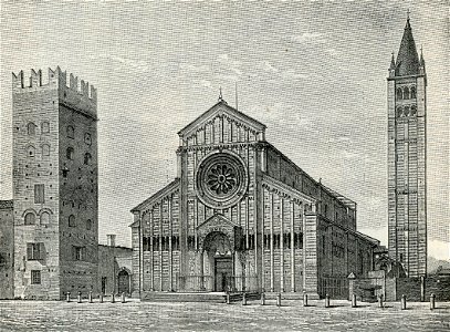 Verona Basilica di San Zenone e Torre detta di Pipino