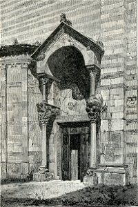 Verona porta laterale all abside del Duomo
