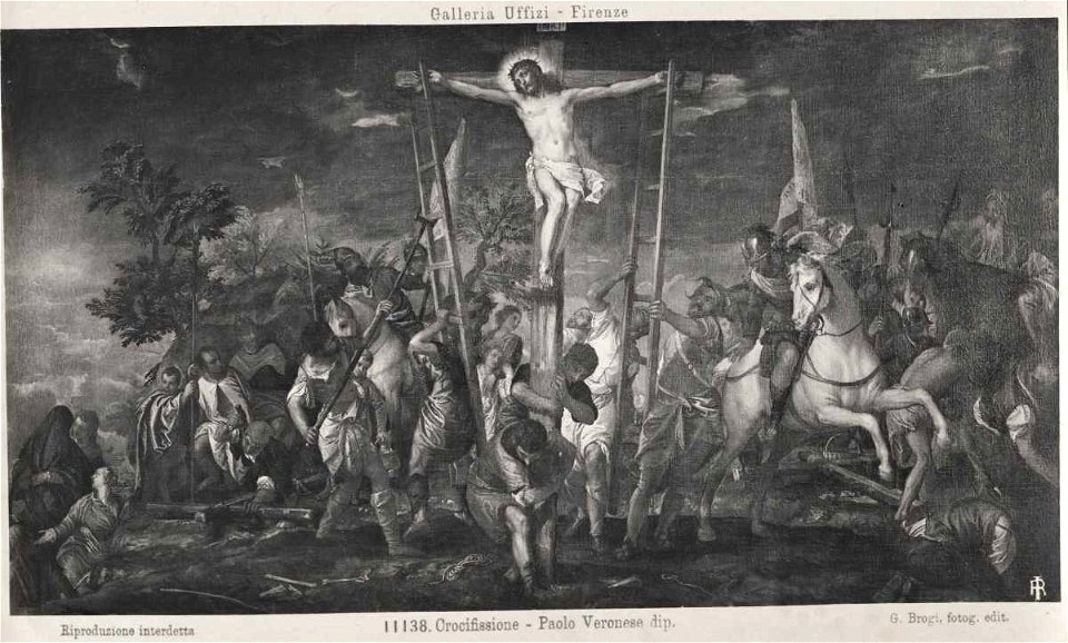 Veronese - Crocifissione di Cristo, inventario 1890, n. 955