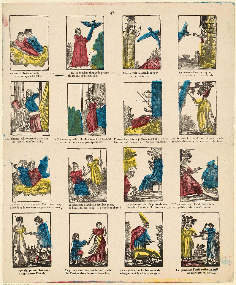 Verhaal van de blauwe vogel