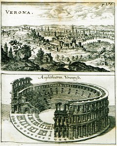 Verona Amphitheatrum Veronense - Sandrart Jacob Von - 1686