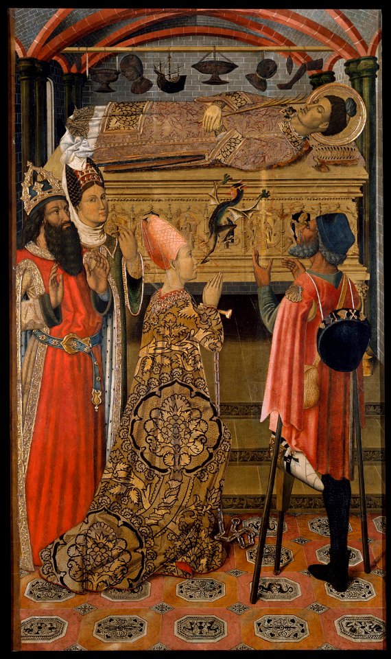 Vergós Group - Princess Eudoxia before the Tomb of Saint Stephen - Google Art Project